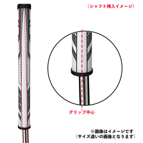 スーパーストローク　ゼナジーピストル　2.0　TLT　右打ち用　WH／SV　パター用グリップ