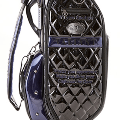 バリアント　エンブレムコレクション　キャディバッグ  カラー：ブラック×ネイビー