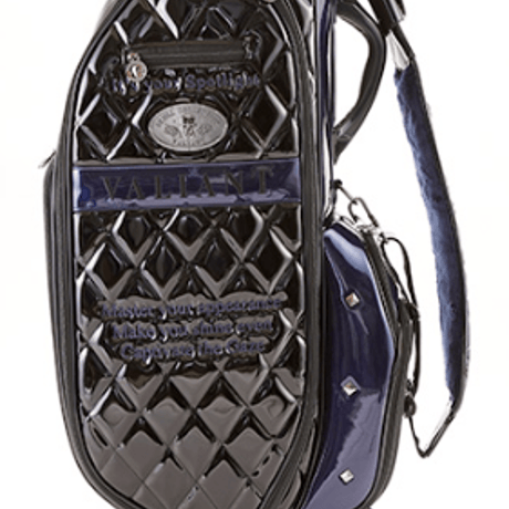 バリアント　エンブレムコレクション　キャディバッグ  カラー：ブラック×ネイビー