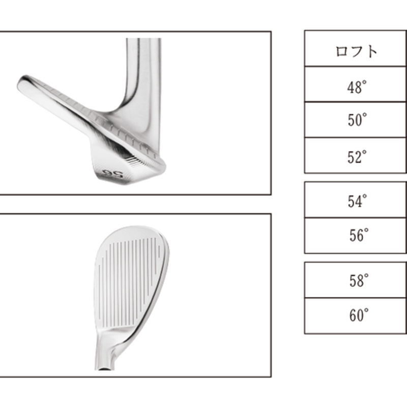イーデル SMSウェッジ V-GRIND 52度　Sテーパー120装着 イーデル EDEL SMS ウェッジ V-GRIND フジクラ MCI 85 WEDGE