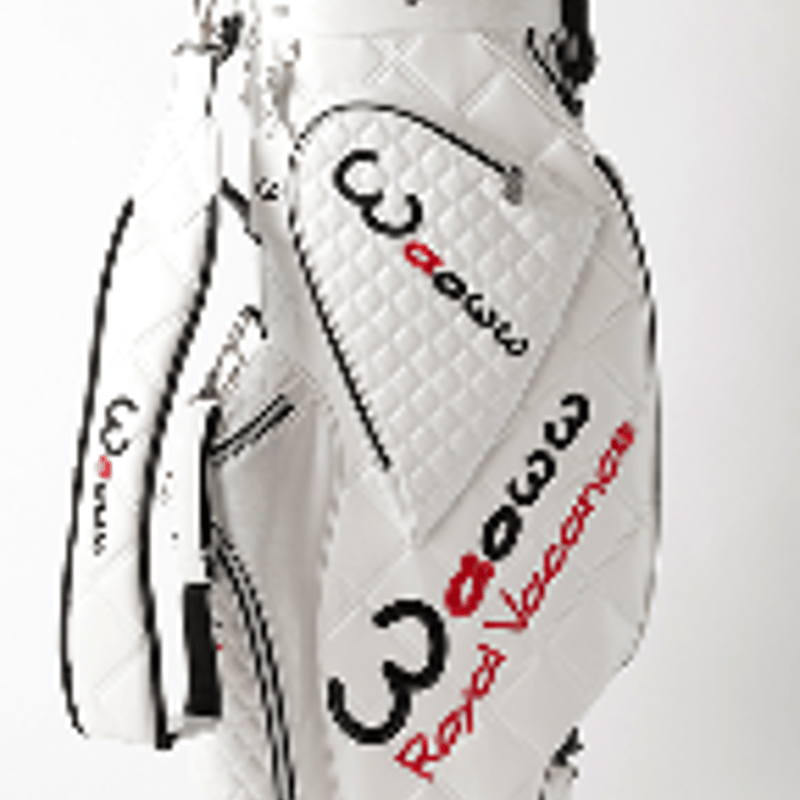 ワオ Waoww スタンドキャディバッグ カラー：ホワイト×ブラック