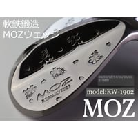 モズ　MOZ　KW-1902　桜吹雪　ソフトブラック　ウェッジ　トゥルーテンパー　ダイナミックゴールド　アイアン用スチールシャフト付