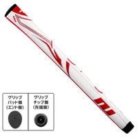 スーパーストローク　ゼナジー　1.0P クロー13　WH／RD　パター用グリップ