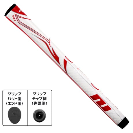 スーパーストローク　ゼナジー　1.0P クロー13　WH／RD　パター用グリップ