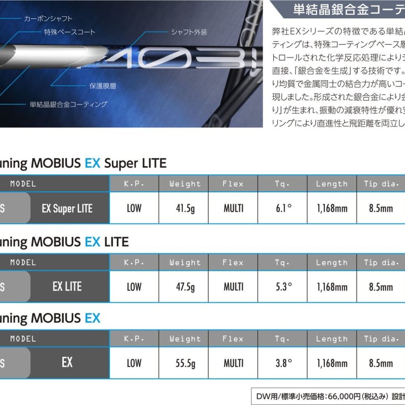 デザインチューニング メビウス MOBIUS EX Super LITE デザインチューニング メビウス MOBIUS EX Super LITE
