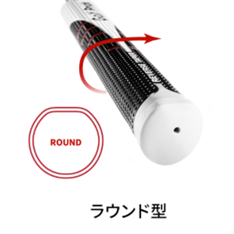 ゴルフプライド　RT　ラウンドスモール　パター用グリップ