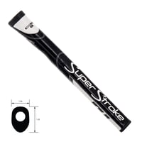 スーパーストローク　ピストルロック　1.0　BK／WH　パター用グリップ