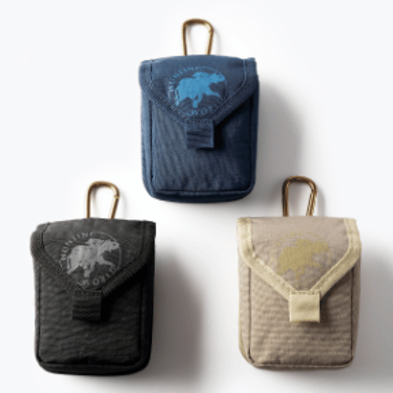 【新品】HUNTING WORLDハンティングワールド　ジャガード織り象ポーチ 新品】HUNTING WORLDハンティングワールド ジャガード織り象ポーチ