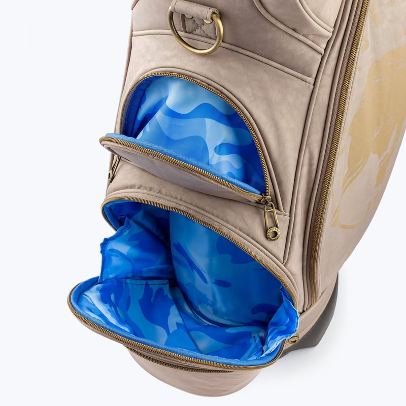 ターコイズ　限定クライムオブエンジェル キャディバッグ 9型 スタンドタイプ ターコイズ 限定クライムオブエンジェル キャディバッグ 9型