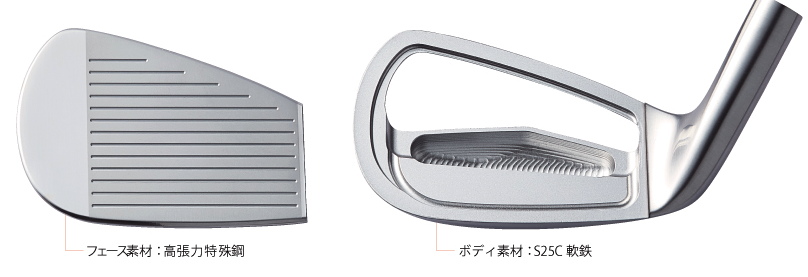 ロッディオ RODDIO PC フォージドアイアン【＃7〜S】7本セット カラー