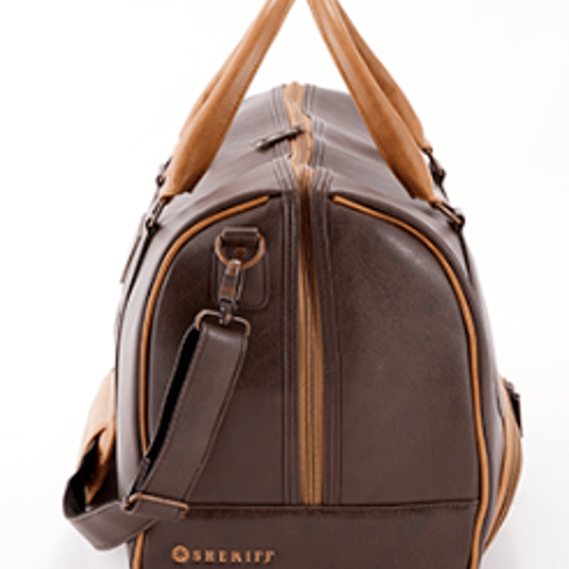 サンプル SHERIFF シェリフゴルフ ミュージック 限定ボストンバッグ MD シェリフ ミュージックシリーズ ボストンバッグ カラー：ダーク