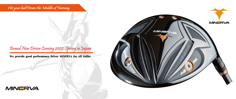 MINERVA VALIENTE ドライバー。シャフト付 ミネルヴァ ヴァリエンテ MINERVA VALIENTE ドライバー