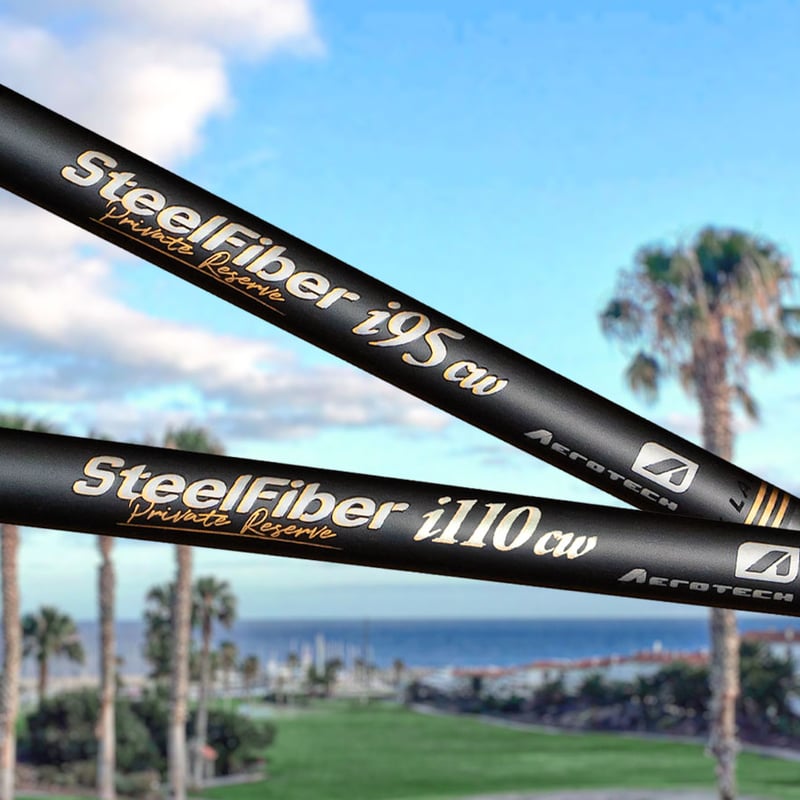 スチールファイバー　プライベートリザーブ　アイアン用シャフト　９本セット スチールファイバープライベートリザーブアイアン用シャフト9本セット