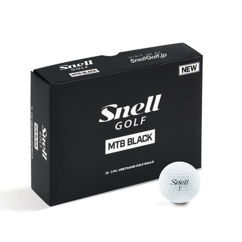 ３ピースボール材質【送料無料】2019 SNELL MTB BLACKボール 2ダース 正規品 白