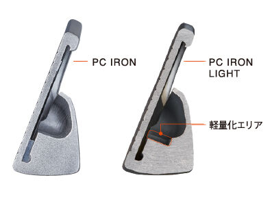 ゴルフクラブ ロッディオ ライトアイアン ロッディオ RODDIO PC アイアン LIGHT（ライト）【＃8〜＃Q】 4本セット