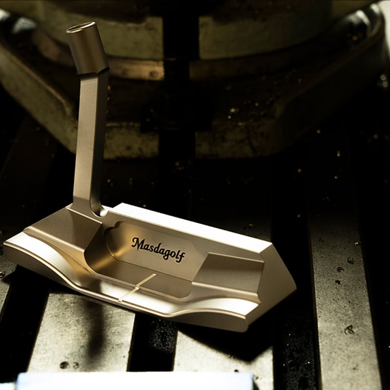 マスダゴルフ STUDIO-5 パター ホワイトビーズ仕上げ | クリエーション
