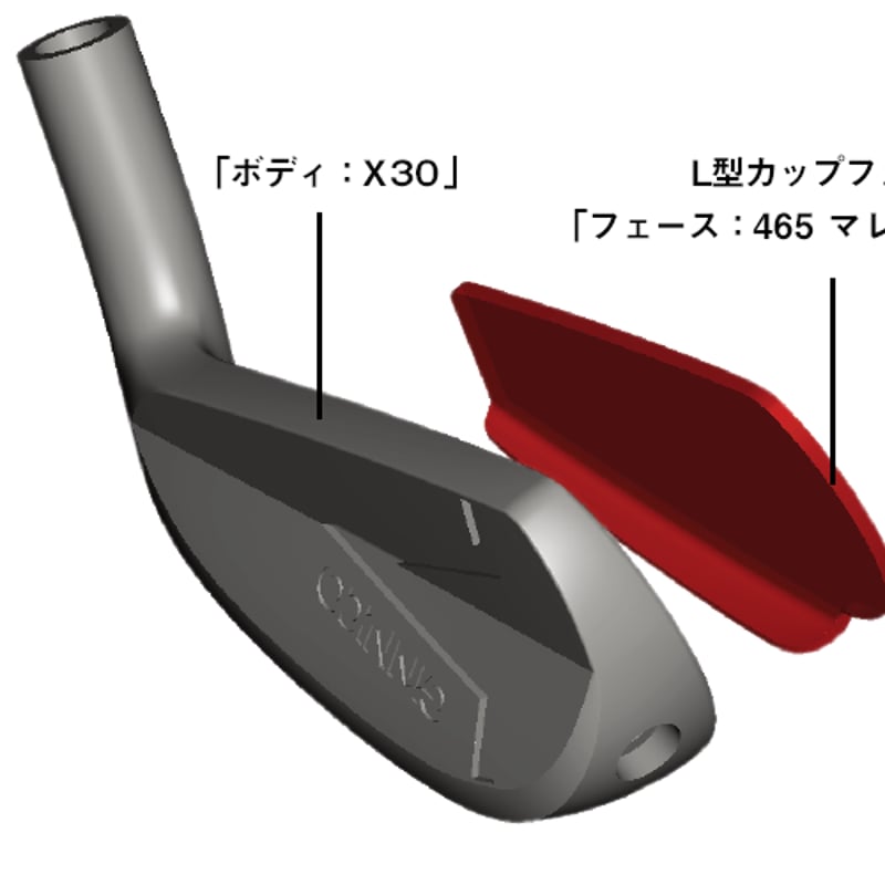ジニコ GINNICO アイアンユーティリティ シルバー デザイン