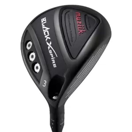 ムジーク　BLACK  XSPIRE　フェアウェイウッド  スキッター　SKITTER ハイグロシルバー　ドライバー用シャフト付