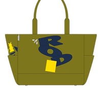 完全受注生産　ロッディオ　RODDIO　26プレミアム　トラベルトートバッグ　ビッグロゴ　カラー：カラ　グリーン