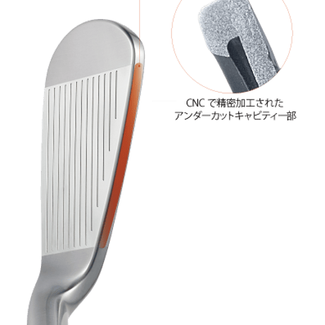 ロッディオ　RODDIO  PC  アイアン　LIGHT（ライト）【＃6〜＃S】　8本セット　デラマックス　DERAMAX　02　シリーズ　アイアン用シャフト付