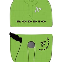 完全受注生産　ロッディオ　RODDIO　26プレミアム　マレットパター用ヘッドカバー　クロコ　カラー：パロット　グリーン