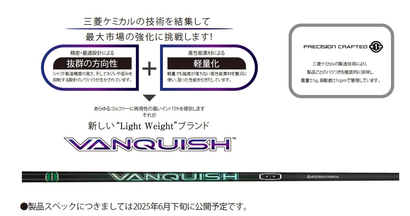 三菱ケミカル ヴァンキッシュ VANQUISH VV ヴィヴィ ドライバー用