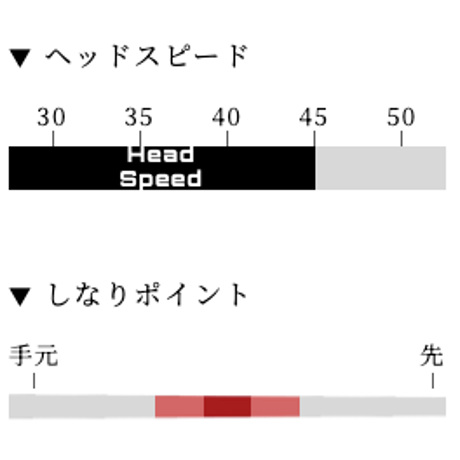 アーチ　Arch  Cielo　シエロ　ドライバー用シャフト