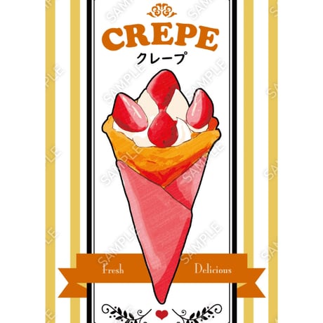 クレープ03（S・M・Lサイズ）