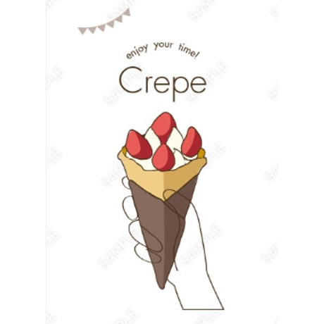 クレープ13（S・M・Lサイズ）