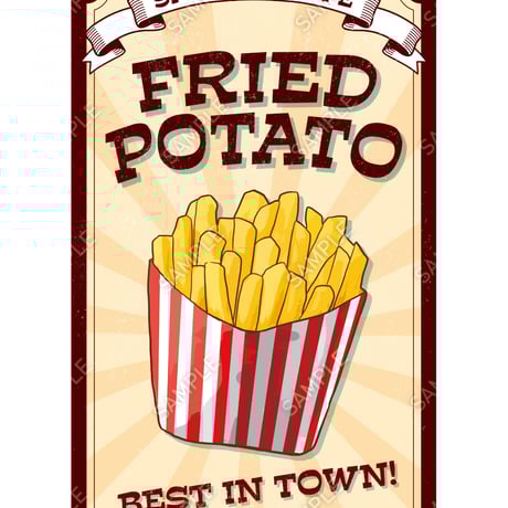 フライドポテト07（S・M・Lサイズ）