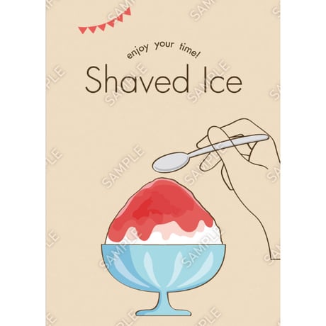 かき氷43（S・Ｍ・Ｌサイズ）