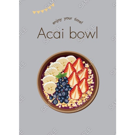 アサイーボウル03（S・Ｍ・Ｌサイズ）