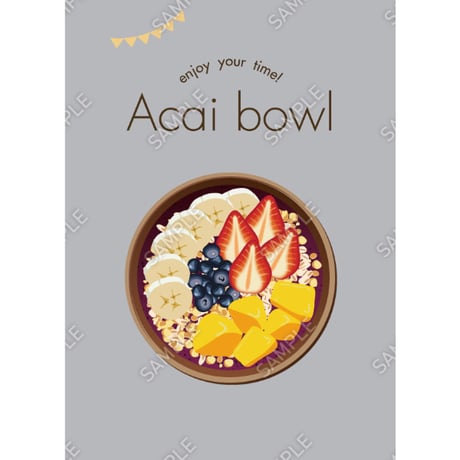 アサイーボウル06（S・Ｍ・Ｌサイズ）