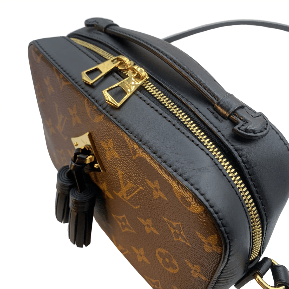 LOUIS VUITTON ルイヴィトン サントンジュ モノグラム ノワール M43555 ...