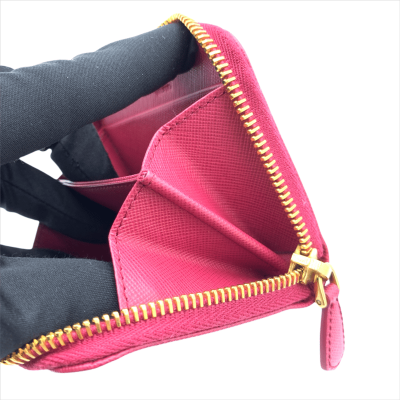 PRADA プラダ サフィアーノ コインケース ピンク 1M0268 PRADA プラダ サフィアーノ コインケース ピンク 1M0268