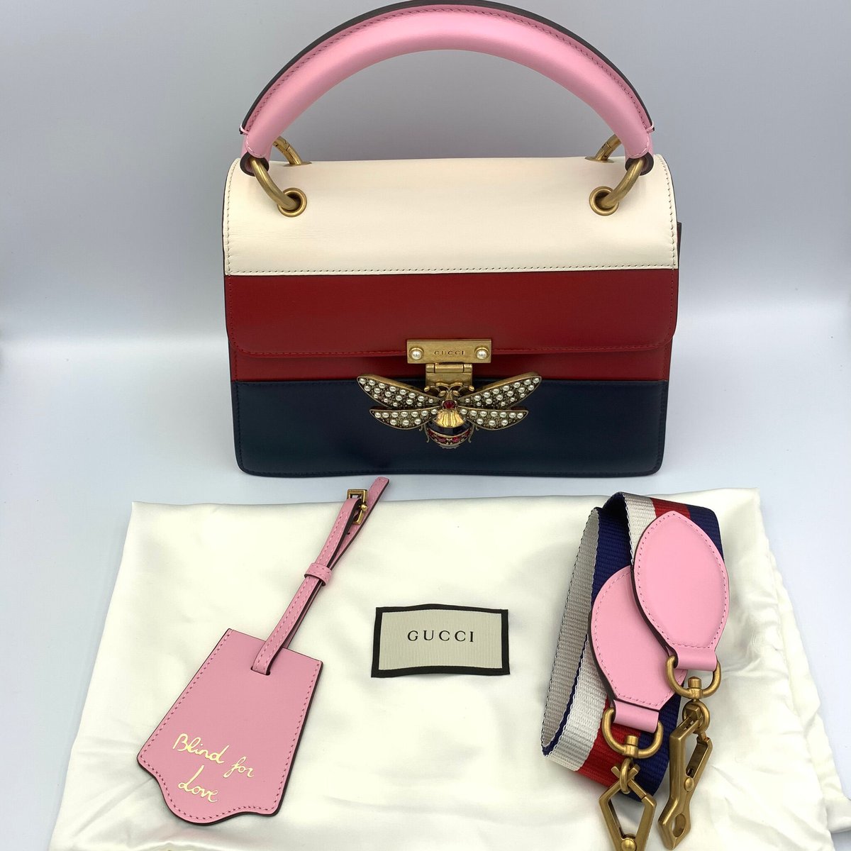GUCCIクイーンマーガレット パンプス　35.5 GUCCI グッチ ハンドバッグ クイーンマーガレット 476541