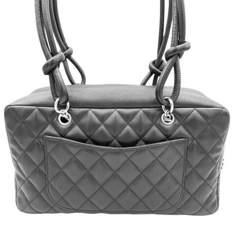 CHANEL シャネル カンボンライン ショルダーバッグ ブラック CHANEL シャネル カンボンライン ショルダーバッグ ブラック