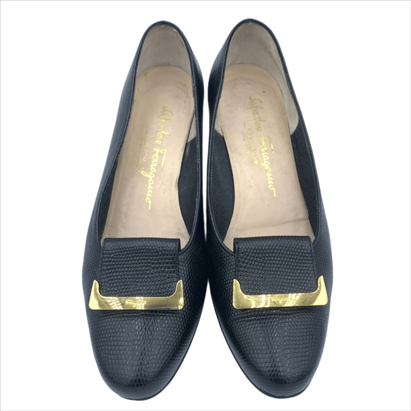 Salvatore Ferragamo BOUTIQUE ITALY パンプス 24.5cm