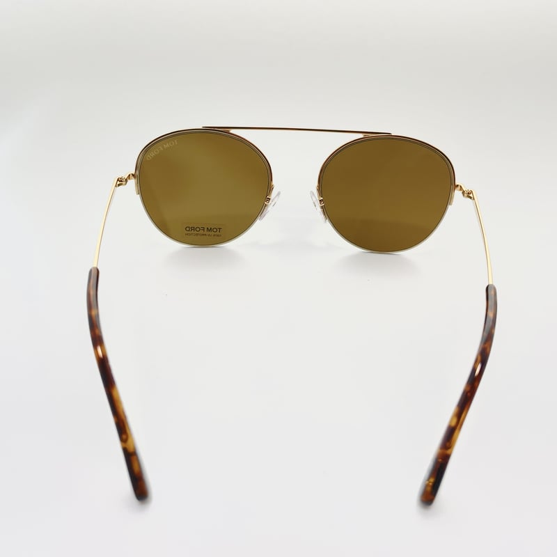 トムフォード　Tom Ford ゴールド　鼈甲　サングラス TOM FORD EYEWEAR サングラス トムフォード ボストン べっ甲 ゴールド