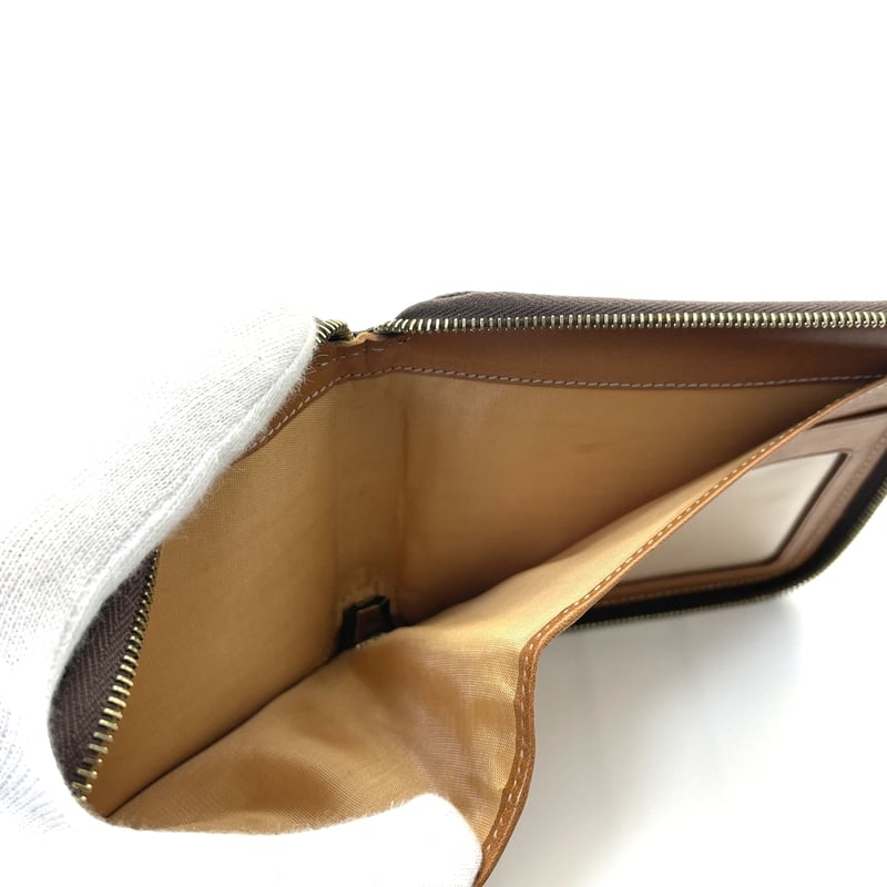 CELINE セリーヌ マカダム柄 ラウンドファスナー 二つ折り 財布 CELINE セリーヌ マカダム柄 ラウンドファスナー 二つ折り 財布