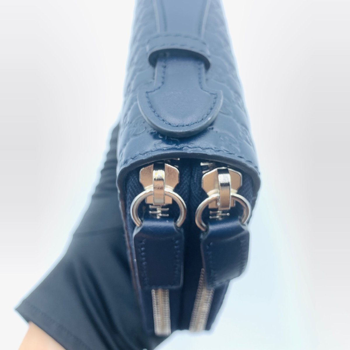 GUCCI グッチ オーガナイザー 長財布 449246 ネイビー | ラクト