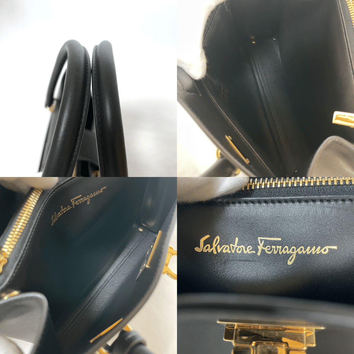 Salvatore Ferragamo ガンチーニ ジュリエット ハンドバッグ Salvatore Ferragamo ガンチーニ ジュリエット ハンドバッグ