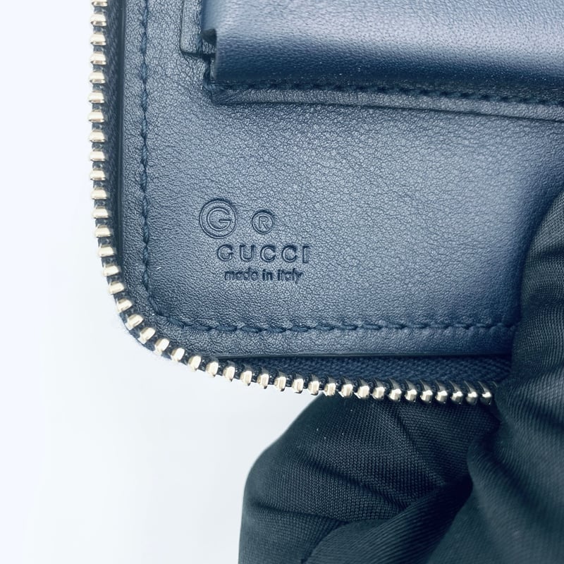 GUCCI グッチ オーガナイザー 長財布 449246 ネイビー | ラクト GUCCI グッチ オーガナイザー 長財布 449246 ネイビー | ラクト
