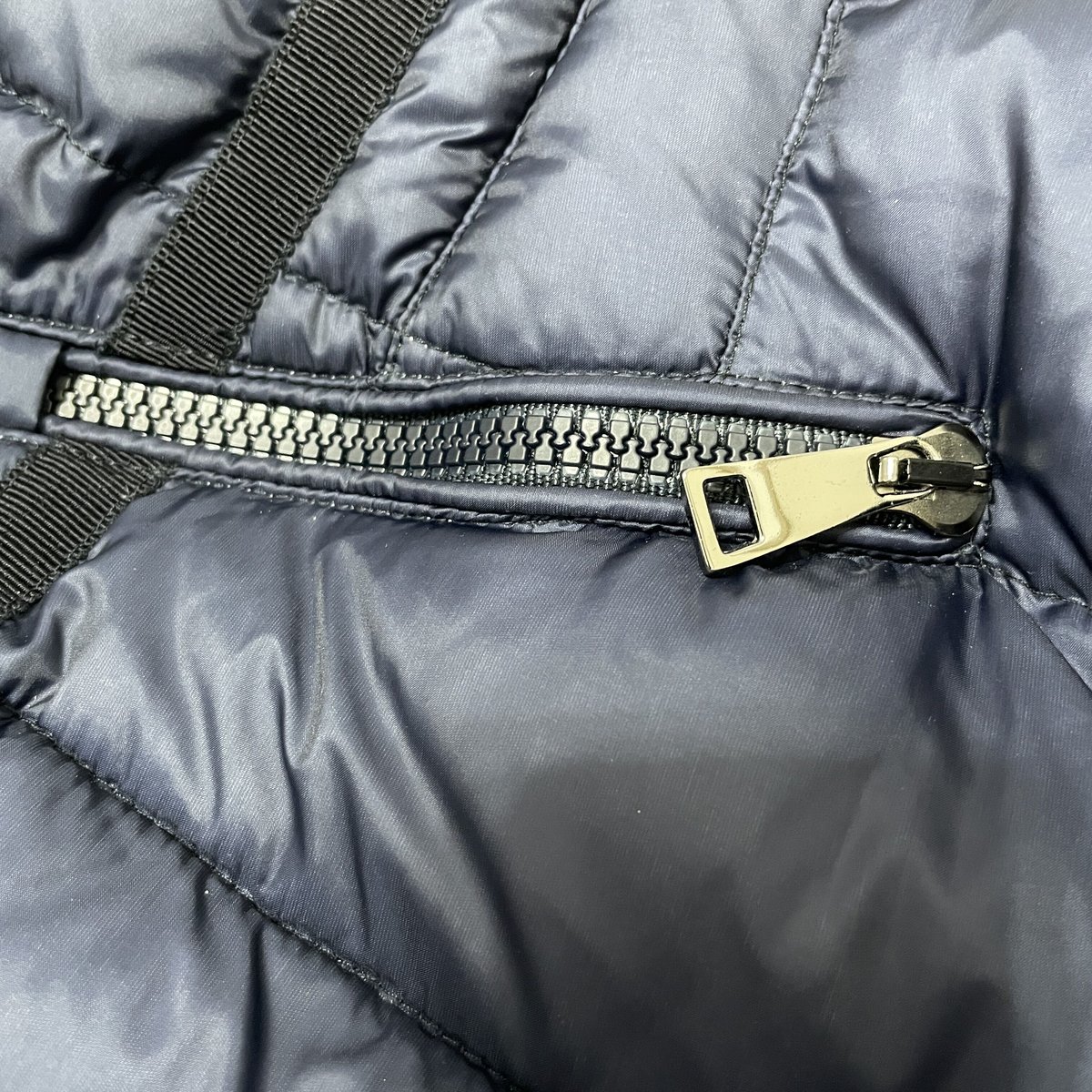 MONCLER HERMINE エルミンヌ ネイビー 01サイズ ダウン コート | ラクト