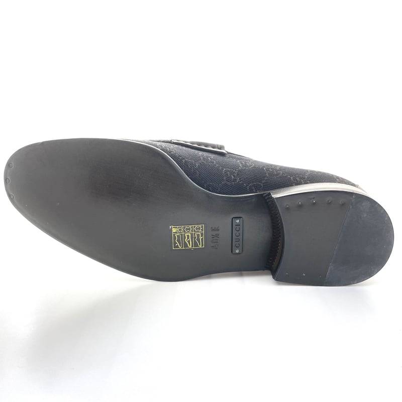 GUCCI (40 1/2 E) ブラウン GG ホースビット ローファー | ラクトク