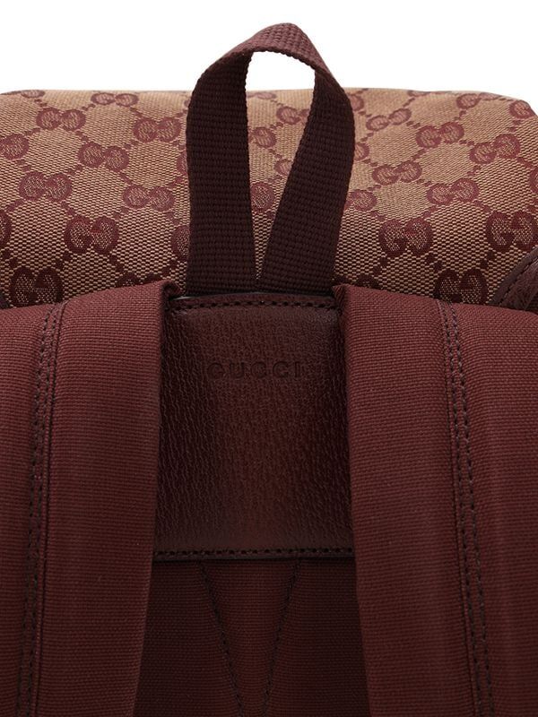 【新品未使用】GUCCI キャンバス バックパック GG ブラック〕ミディアム バックパック ・ブラック GGスプリーム