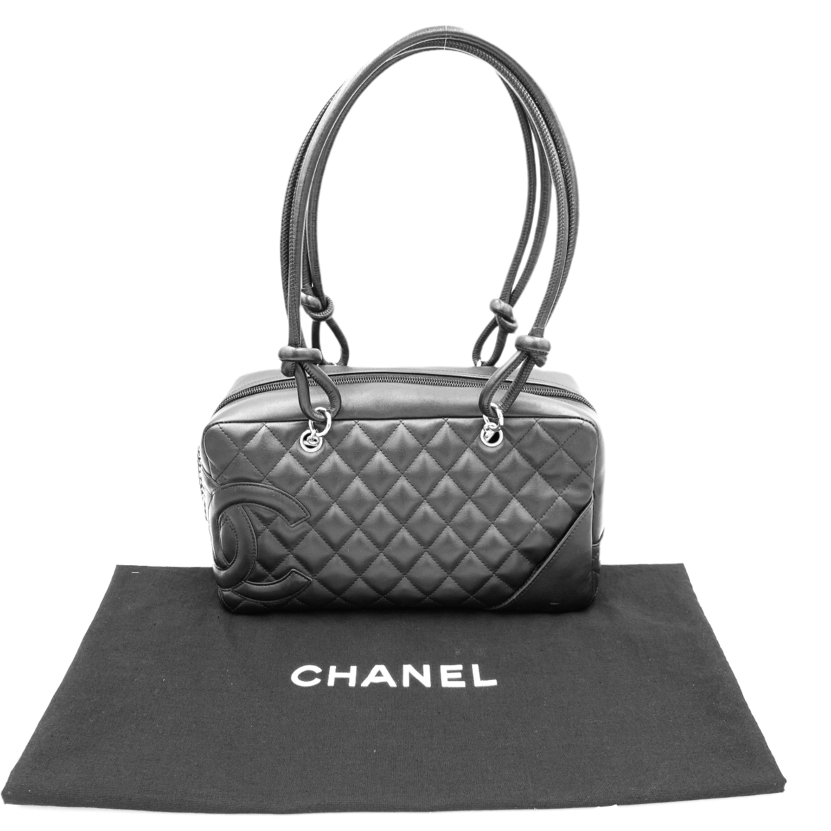 CHANEL シャネル カンボンライン ショルダーバッグ ブラック | ラクト 