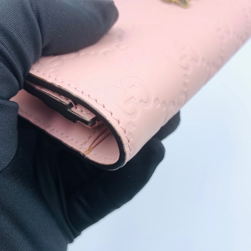 GUCCI グッチ 長財布 二つ折り 猫 ピンク 548055 | ラクトク GUCCI グッチ 長財布 二つ折り 猫 ピンク 548055 | ラクトク