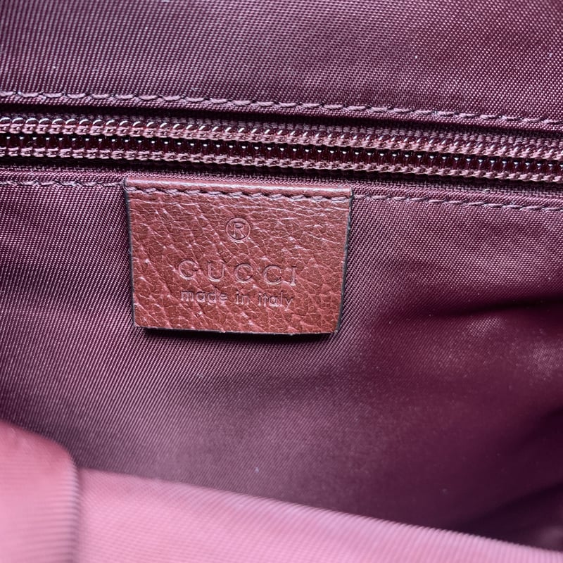 GUCCI グッチ GGキャンバス リュック バックパック ボルドー