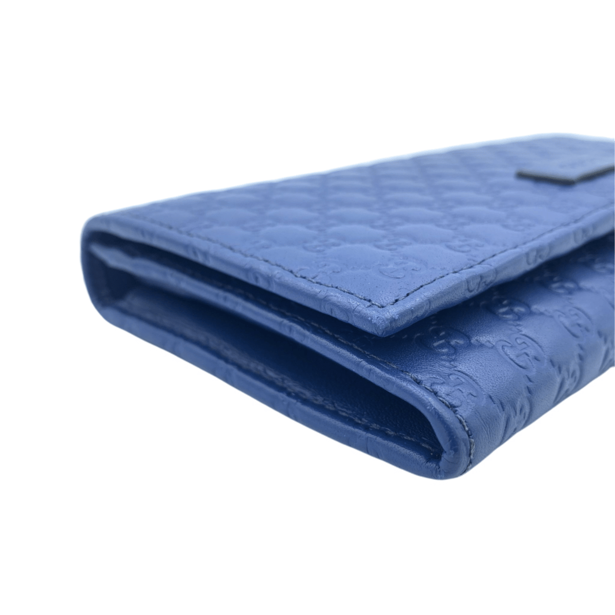 GUCCI マイクログッチシマ 長財布 ブルー 449396 | ラクトク